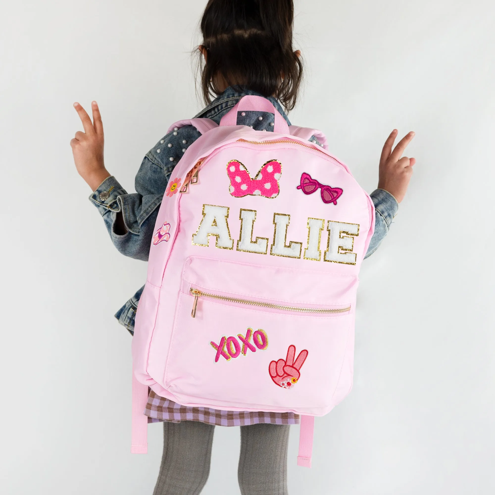 Customized Kids Backpack with Patches