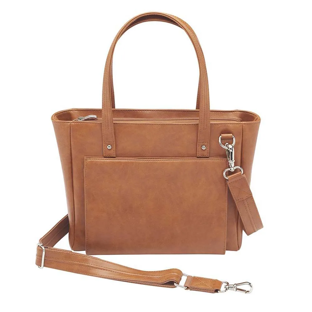 Daily Shoulder Tote, Washable USA Cowhide