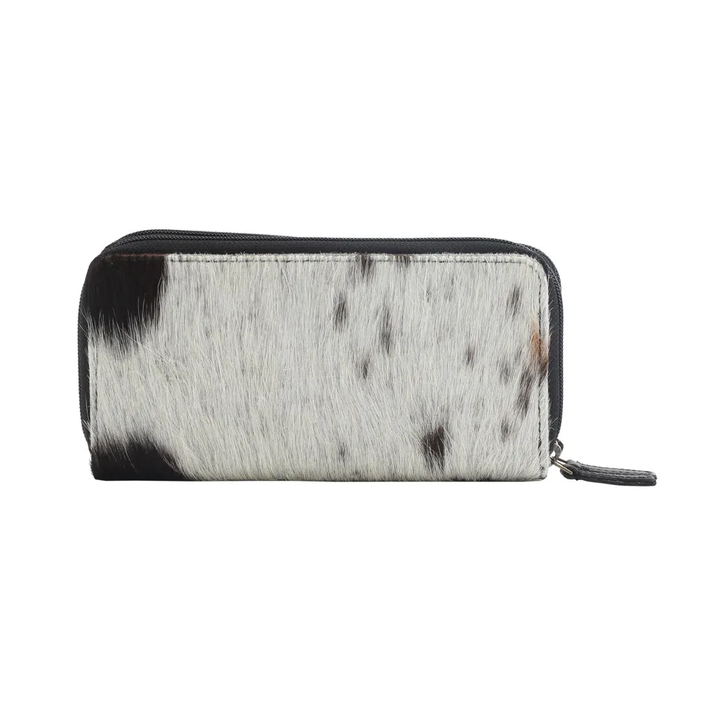 DALMATIANS LEATHER AND HAIRON WALLET