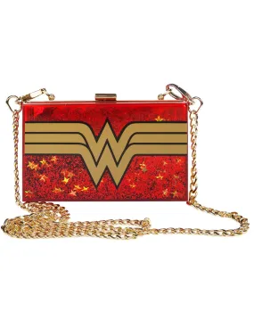 DC Comics Wonder Woman Glitter Cross Body Bag