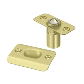 Deltana BC218R, Ball Catch, 2-1/8" x 1" Round Corners, Solid Brass