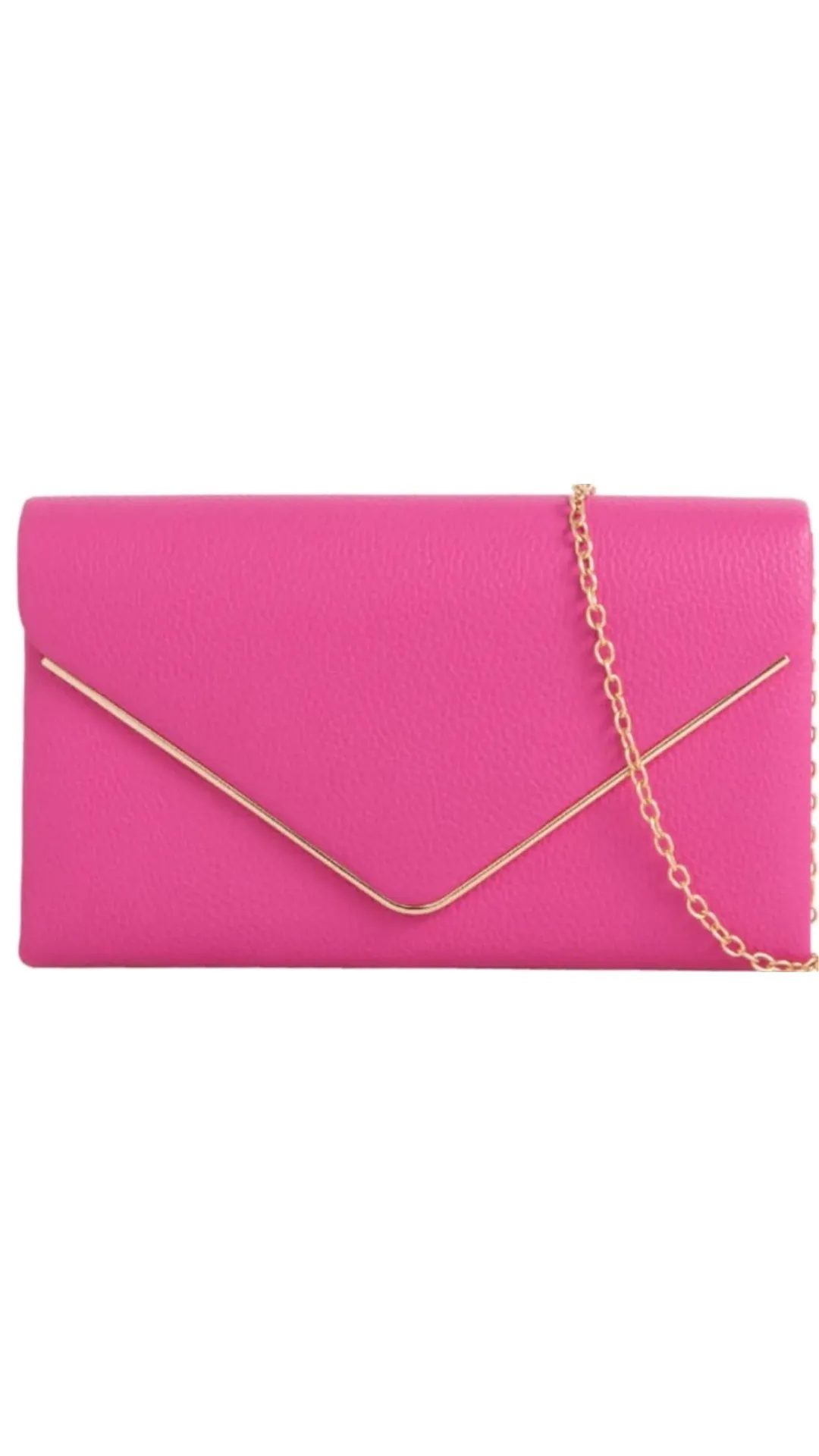 Donna Clutch-Fuchsia