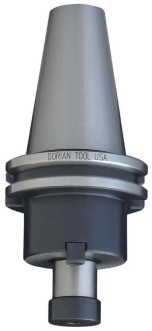 Dorian 733101-45125: 1-1/4 in. Dia. Arbor, CAT40 Shell Mill Holder Adapter, with 2 in. Projection, 5/8-18 Threads