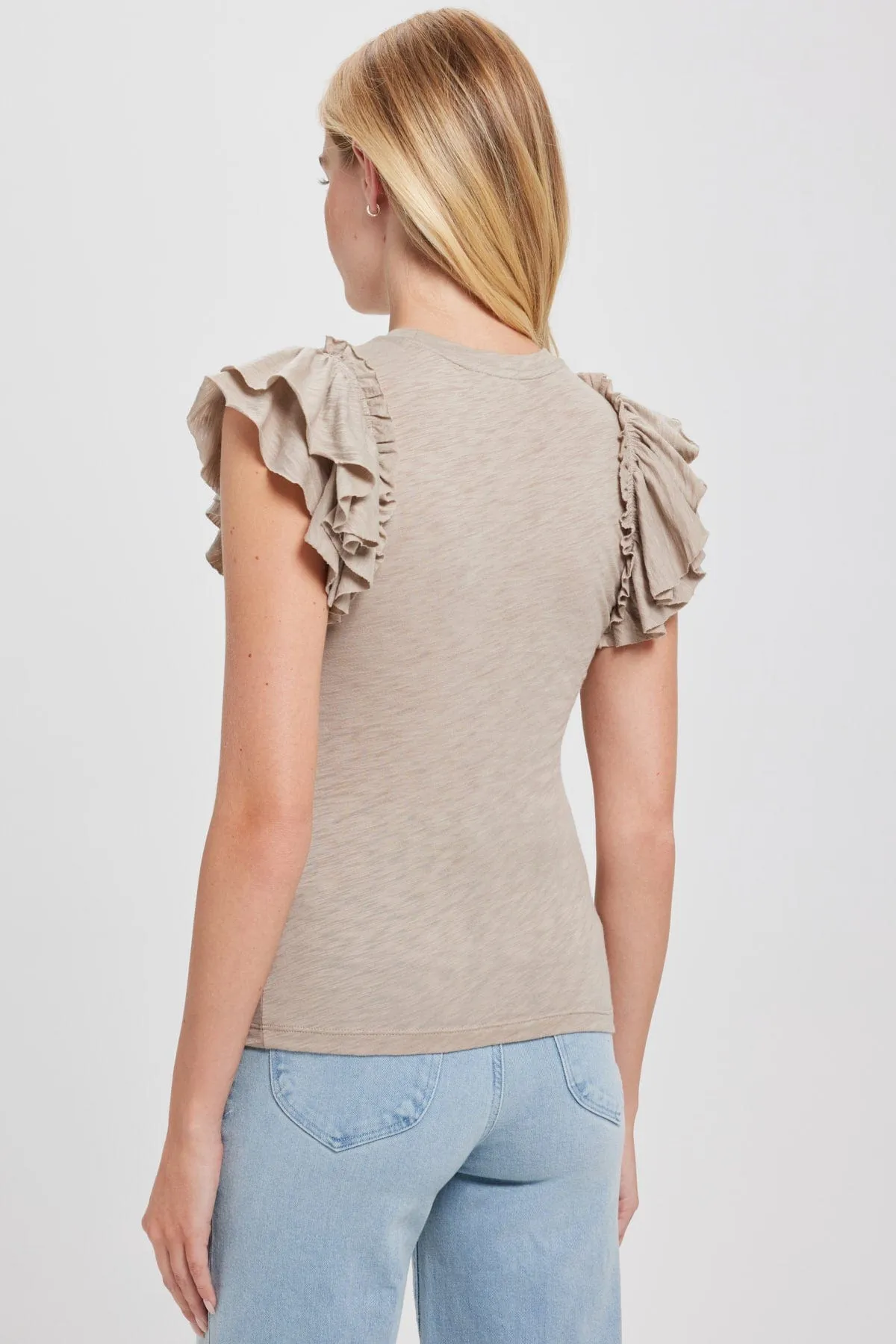 Double Ruffle Shell