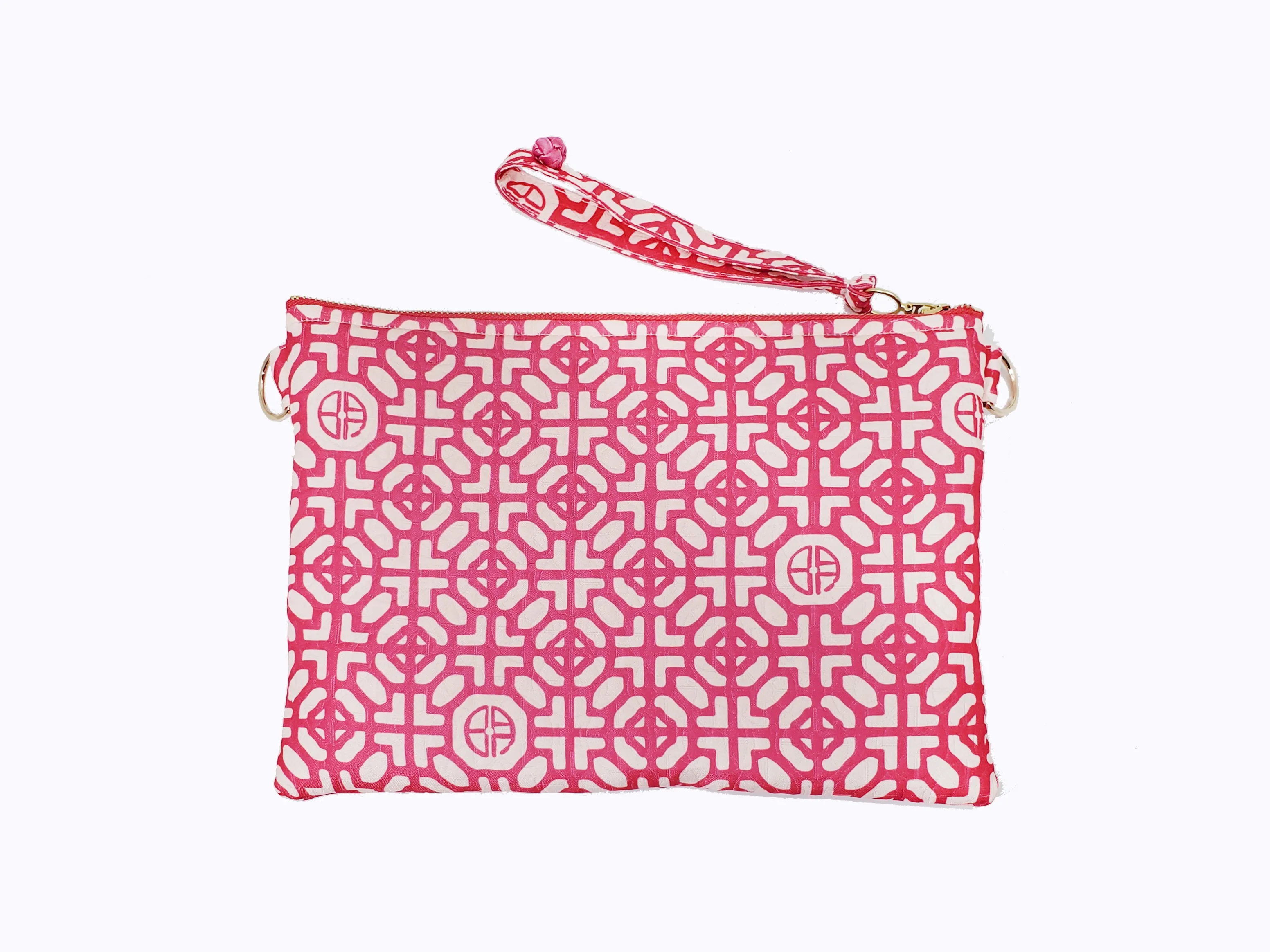 Elliotte Signature Print Clutch