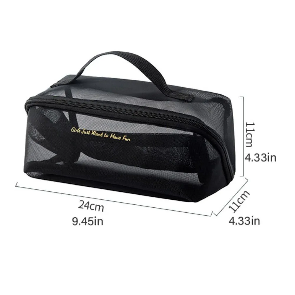 Fashionable Large Capacity Toiletry Bag | Foldable Hanging Travel Organizer Bag For Men | Black