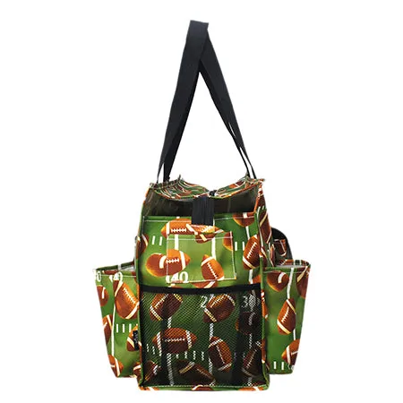 Football Life NGIL Zippered Caddy Large Organizer Tote Bag