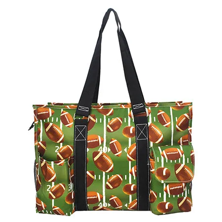 Football Life NGIL Zippered Caddy Large Organizer Tote Bag