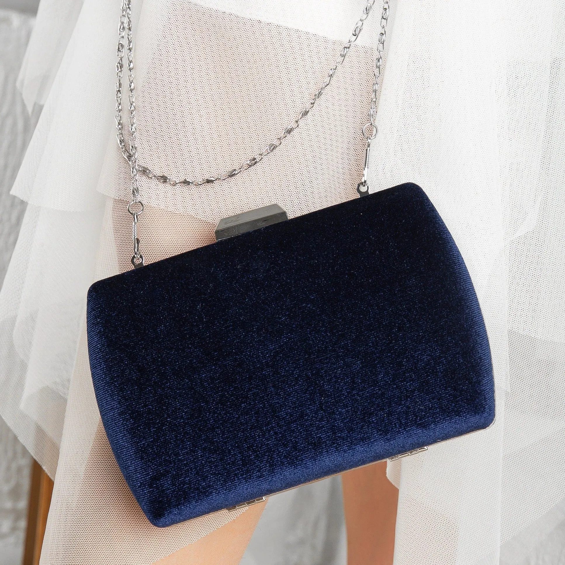 Francisca - Blue Clutch