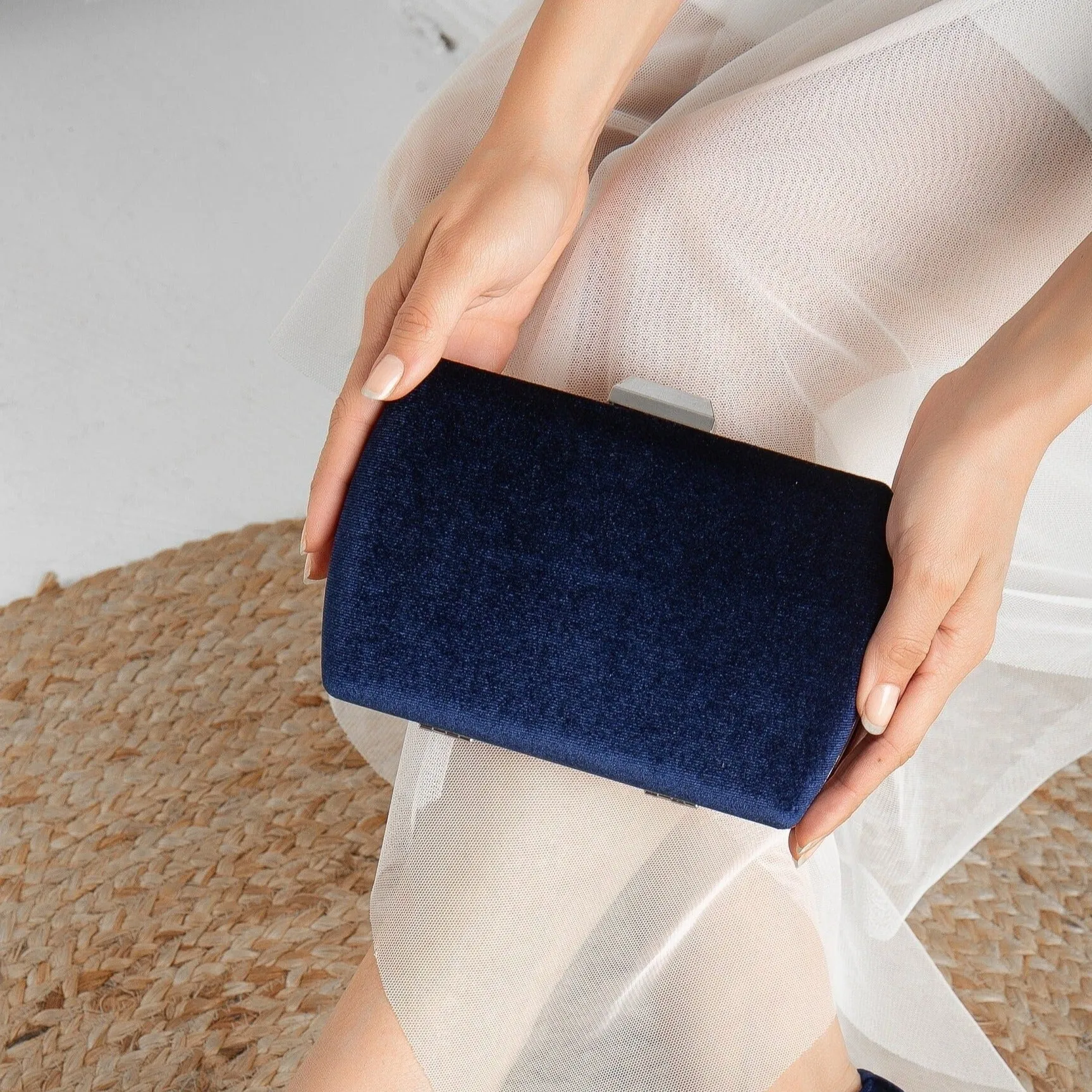 Francisca - Blue Clutch