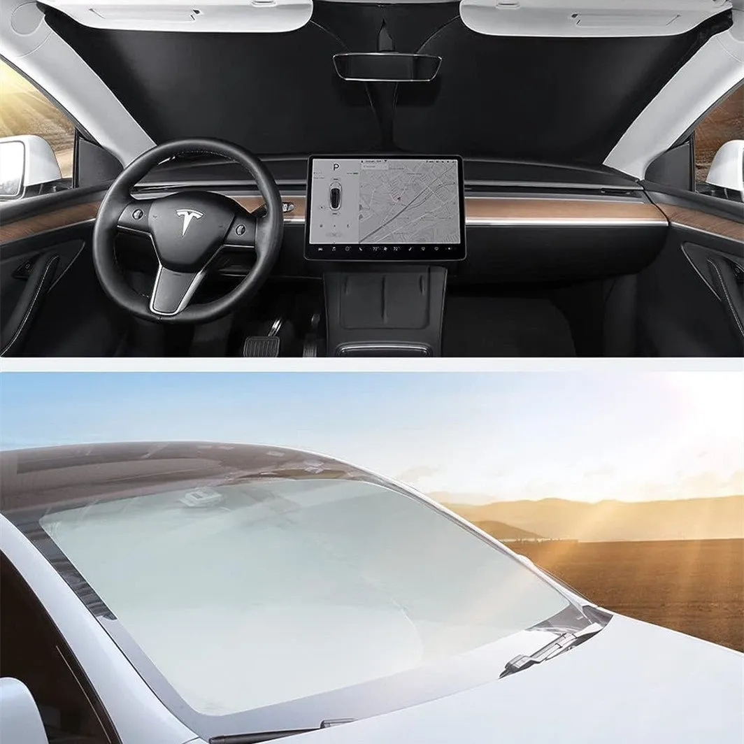 Front Windshield Sunshade for Tesla Model 3 / Model Y