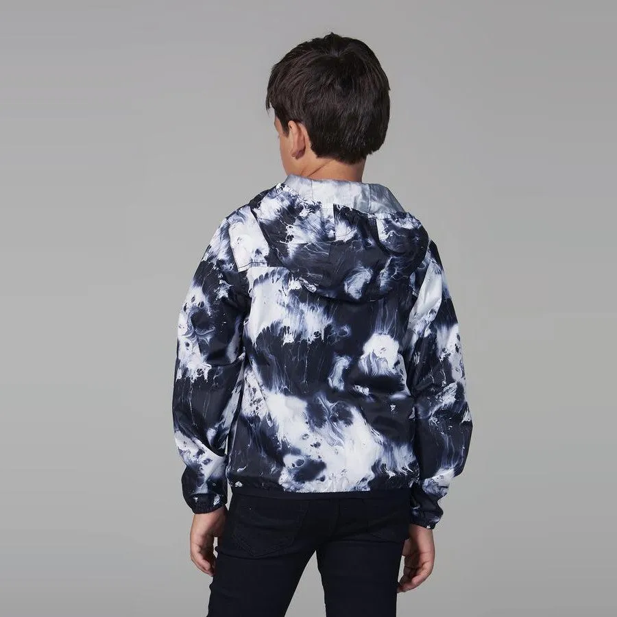 Full Zip Packable Jacket (Oil Print)