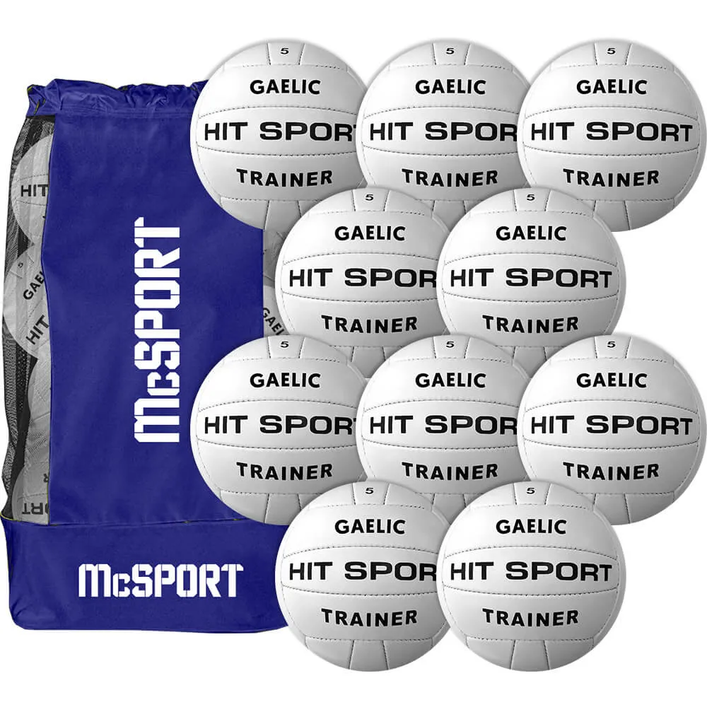 Gaelic Trainer Football | 10 Pack   Bag | Size 5