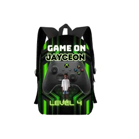 Gamer Backpack - Customizable with Photo and Name