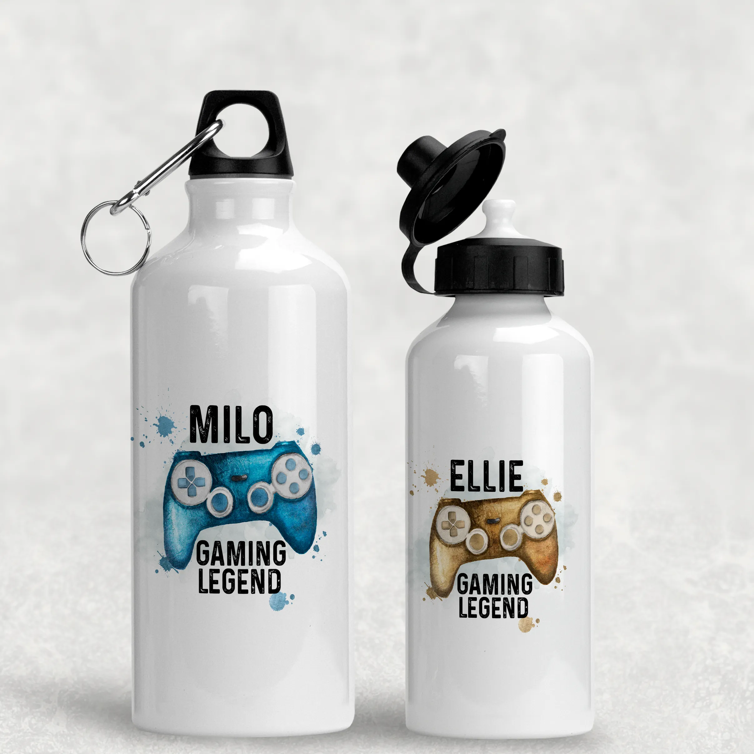 Gaming Legend Personalised Water Bottle - 400/600ml