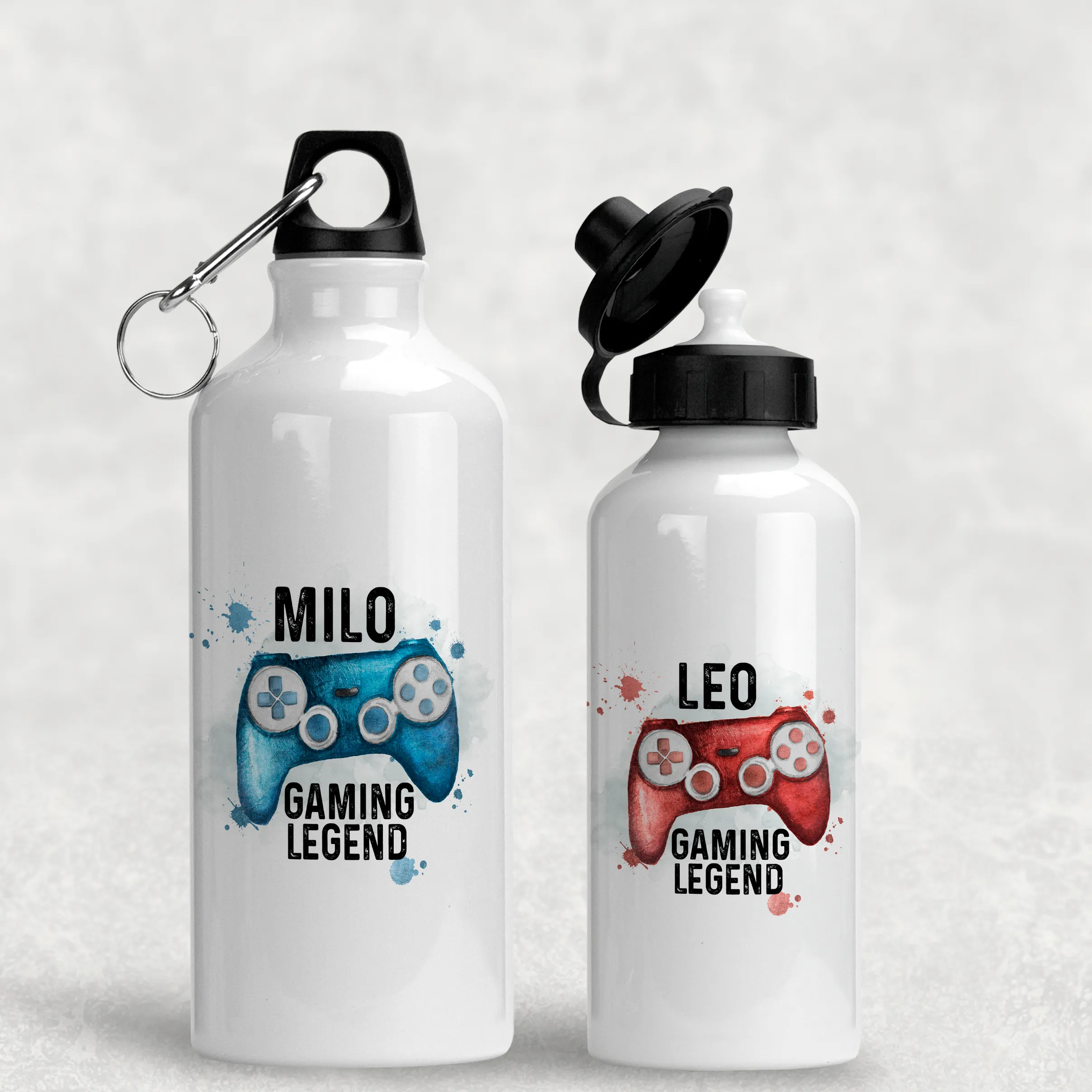 Gaming Legend Personalised Water Bottle - 400/600ml