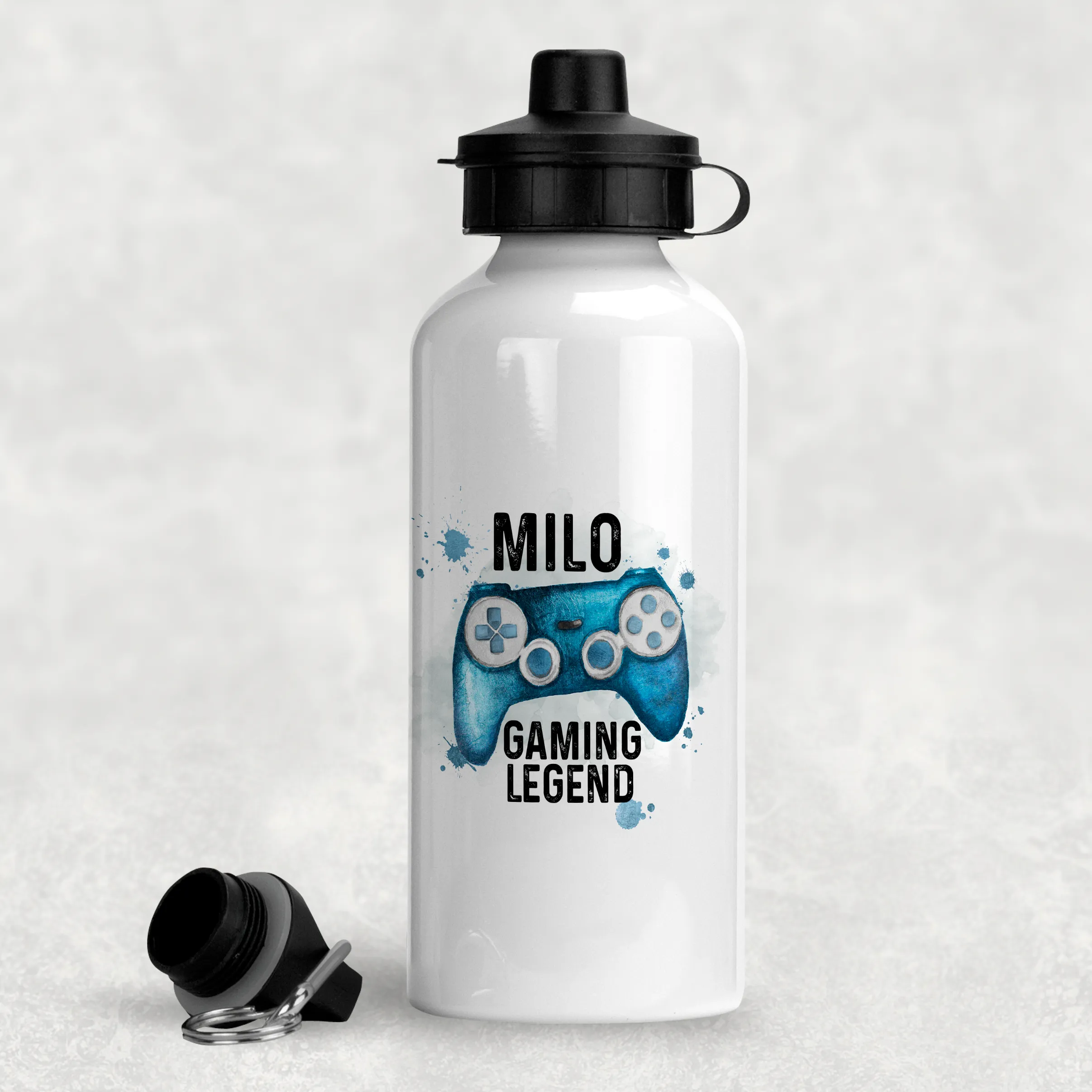 Gaming Legend Personalised Water Bottle - 400/600ml