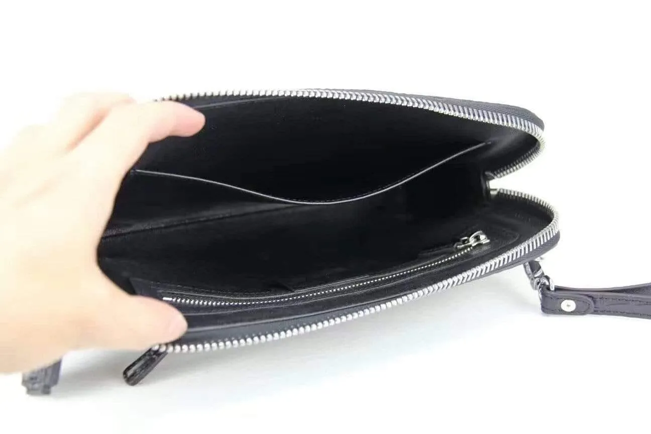 Genuine Crocodile Leather  Clutch Bag For Men