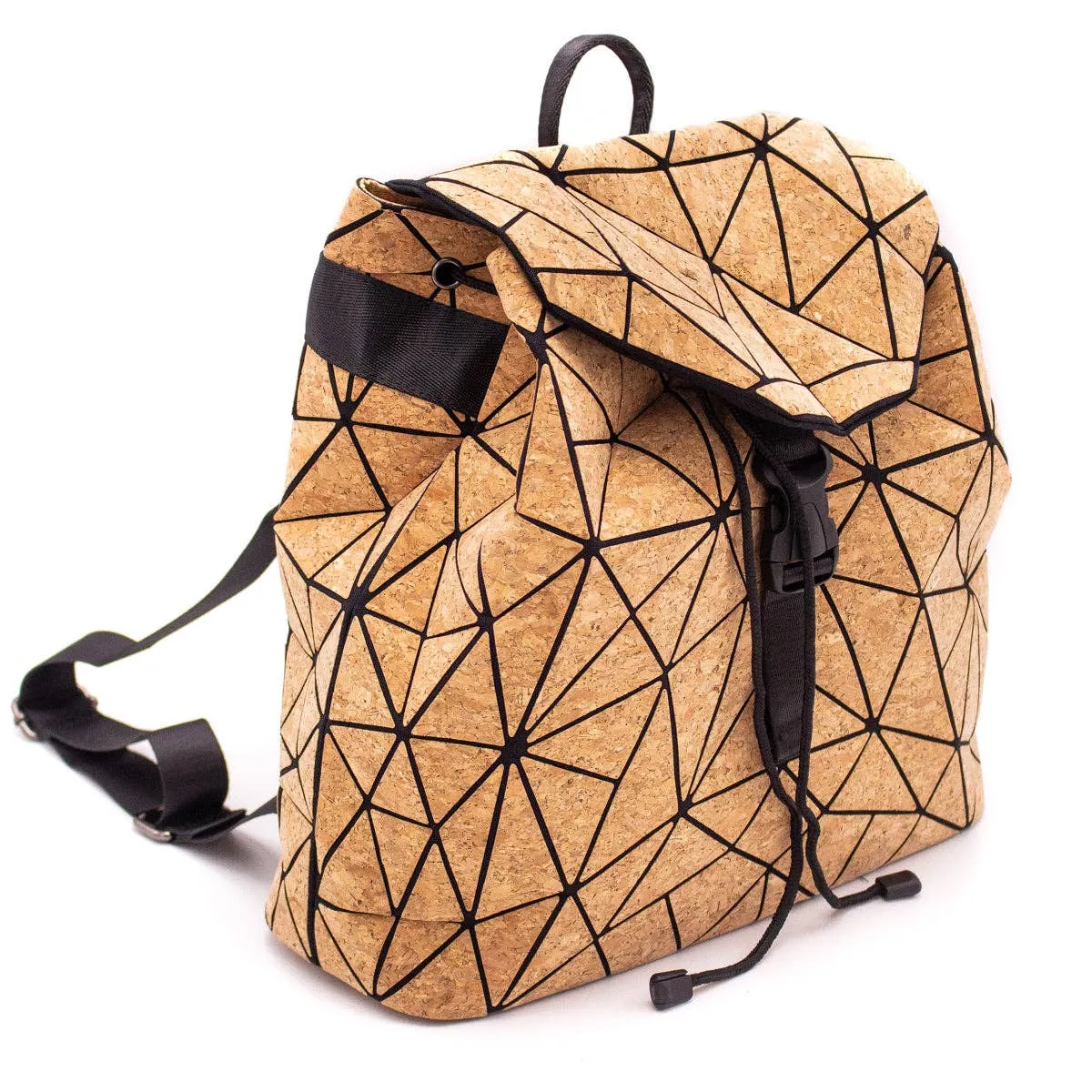 Geometric Cork Backpack BAG-2026