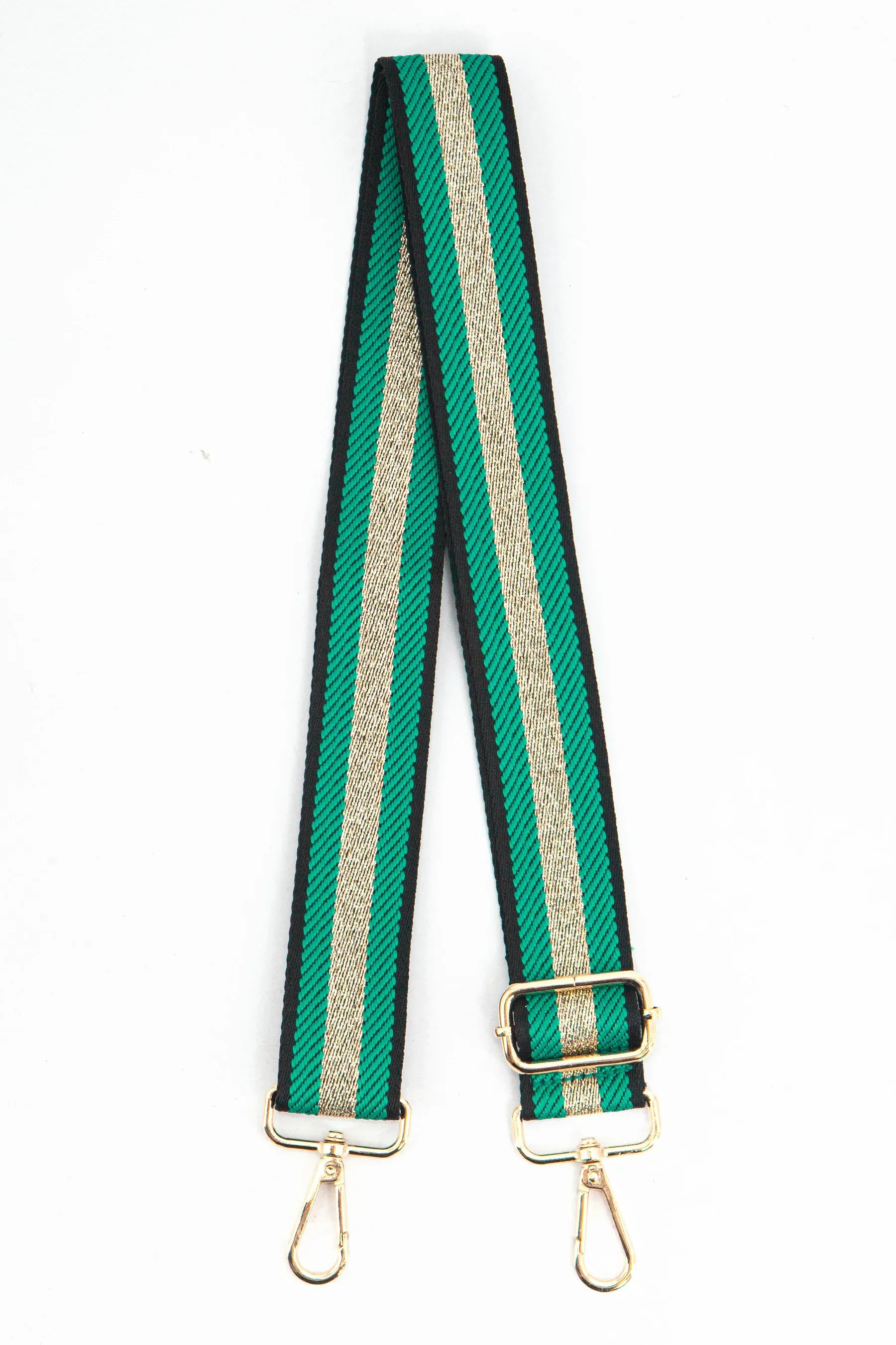 Green, Black & Gold Bag Strap