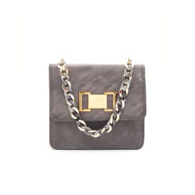 Grey Formal Shoulder Bag P54307