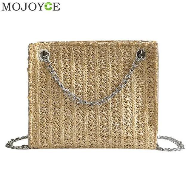 Handmade Straw Women Shoulder Bags