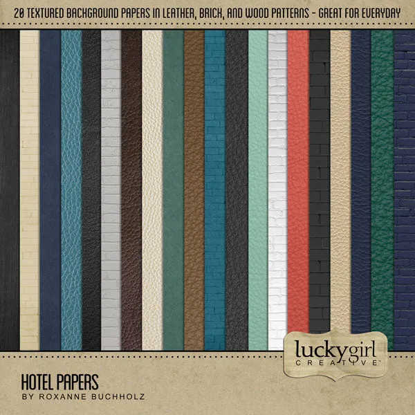 Hotel Digital Scrapbook Bundle