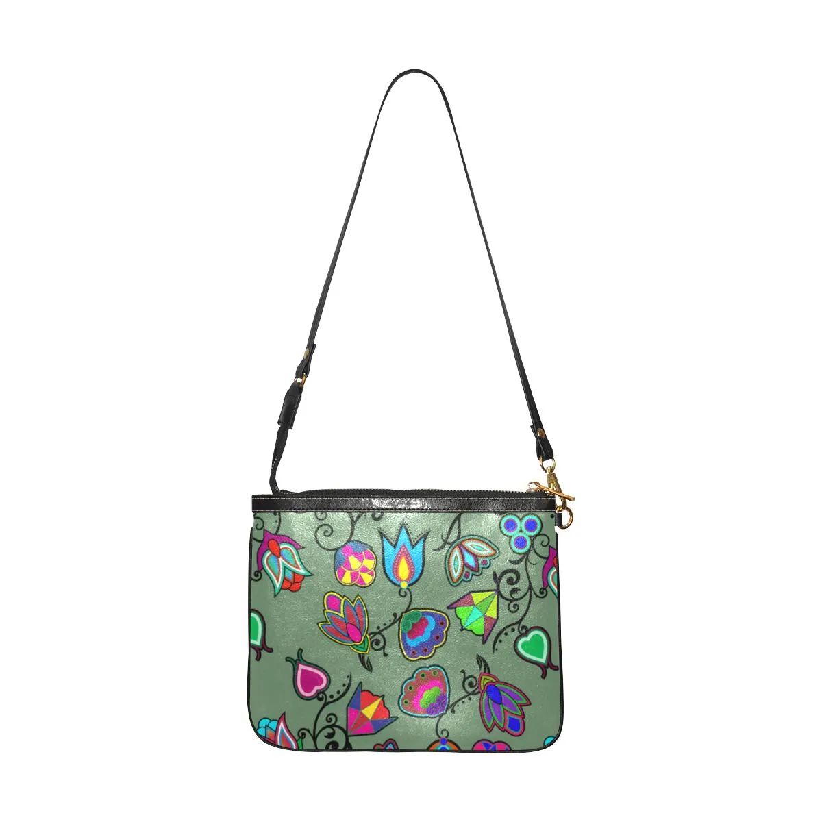 Indigenous Paisley Dark Sea Small Shoulder Bag