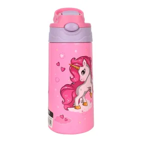 Insulated Dinasour theme kids anti-dust sipper bottle TINKLER - 400 ml Stainless steel