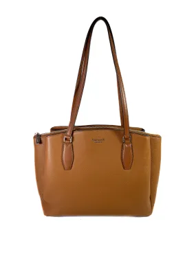 Kate Spade brown leather shoulder bag