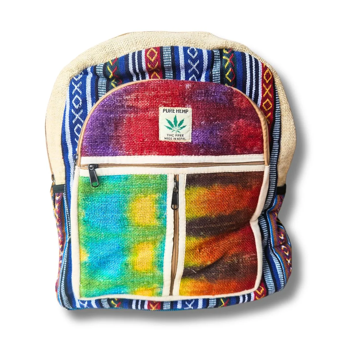 large hemp backpack