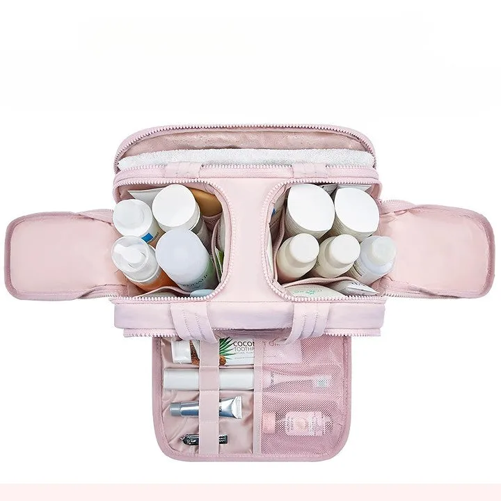 Large Wide-open Travel Makeup Bag