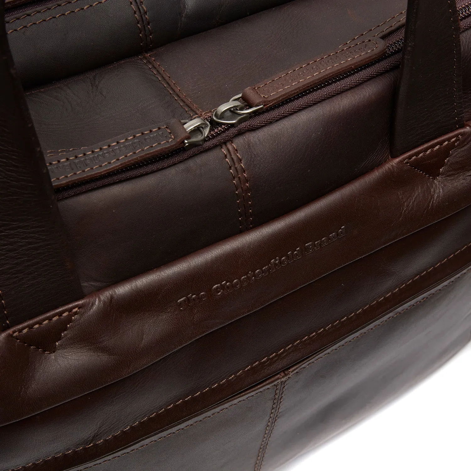 Leather Laptop Bag Brown Ryan