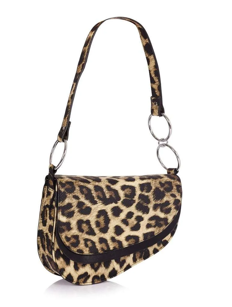 Leopard Ride Shoulder Bag