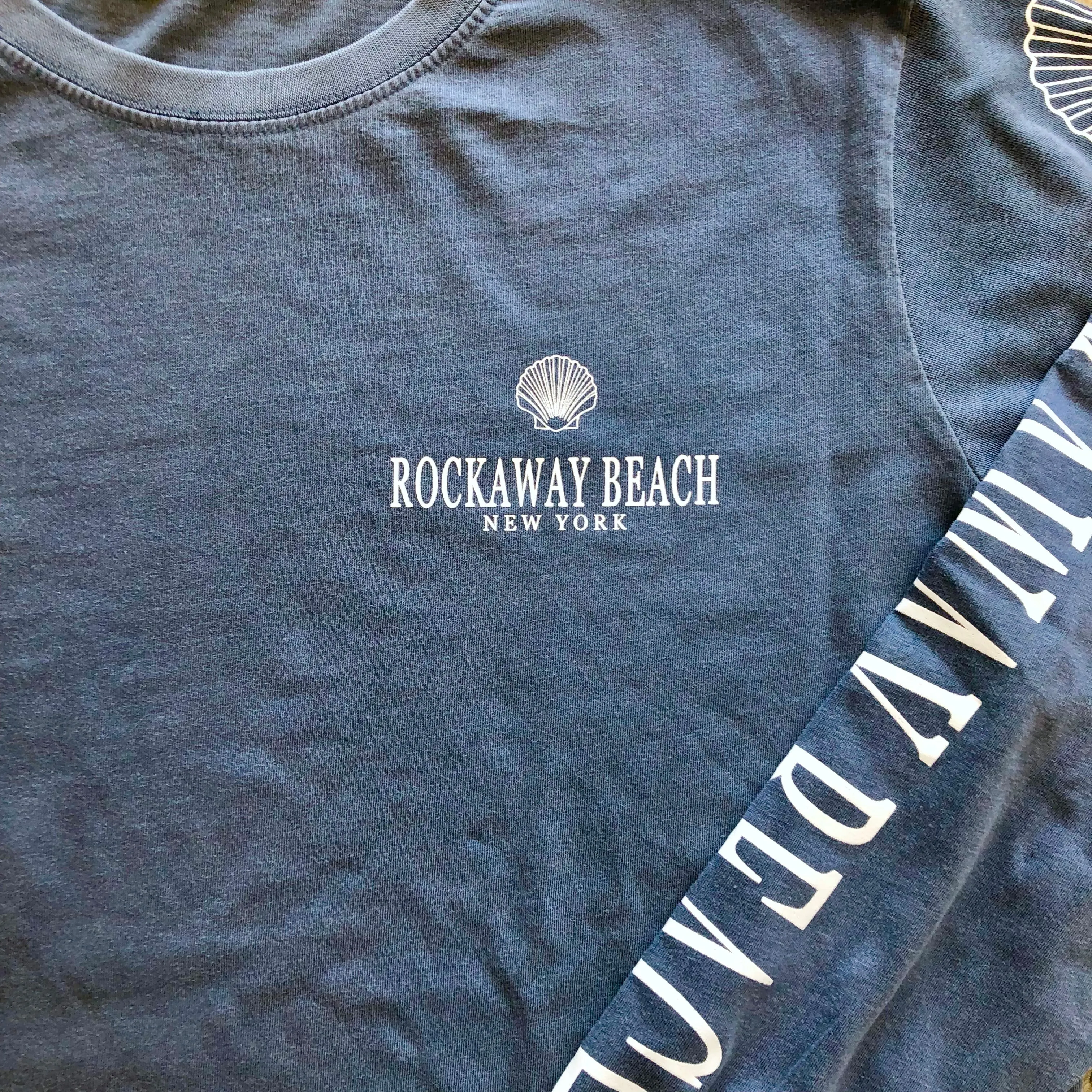 Long Sleeve Rockaway Tee - Denim