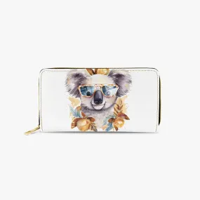 Long Type Zipper Purse, Koala, awd-509