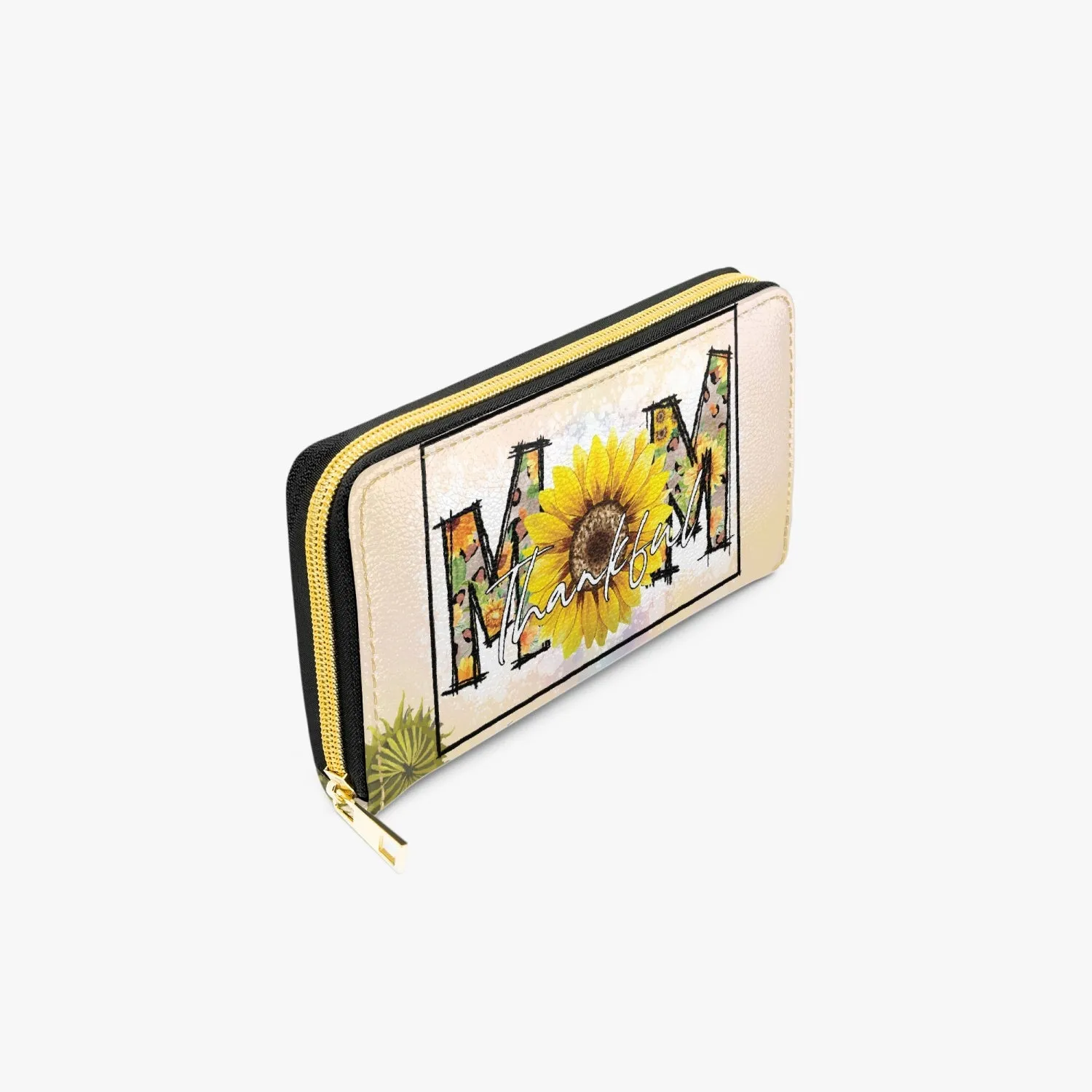 Long Type Zipper Purse - Sunflower, Mum/Mom