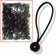 Lot of 100 9" Elastic Ball Bungee Cord Connector for Canopy Tarp Bunge Holder