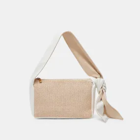 LOUISE SHOULDER BAG NATURAL RAFFIA