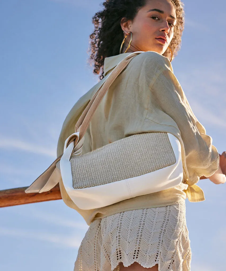 LOUISE SHOULDER BAG NATURAL RAFFIA