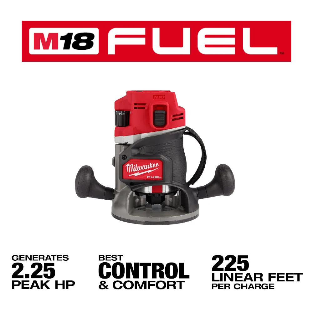 Milwaukee 2838-21 M18 FUEL 18V 1/2" Cordless Lithium-Ion Router Kit