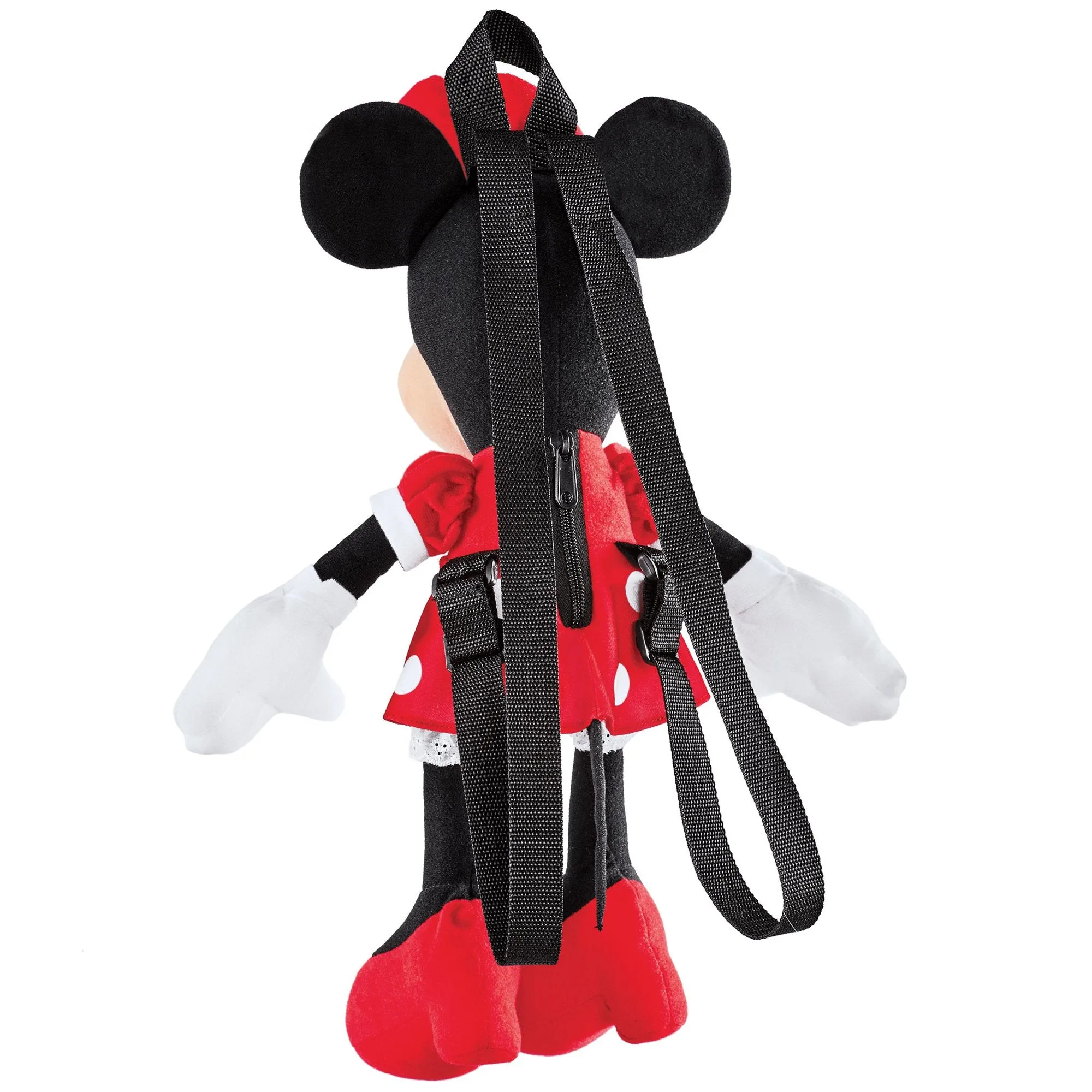 Minnie Mouse Plush Backpack Red