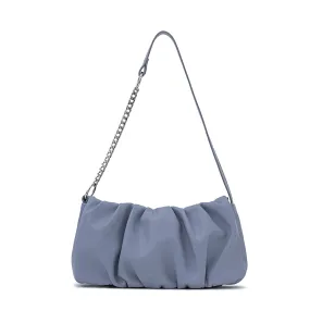 Miraggio Irene Soft Gathered Women's Shoulder Handbag - Blue