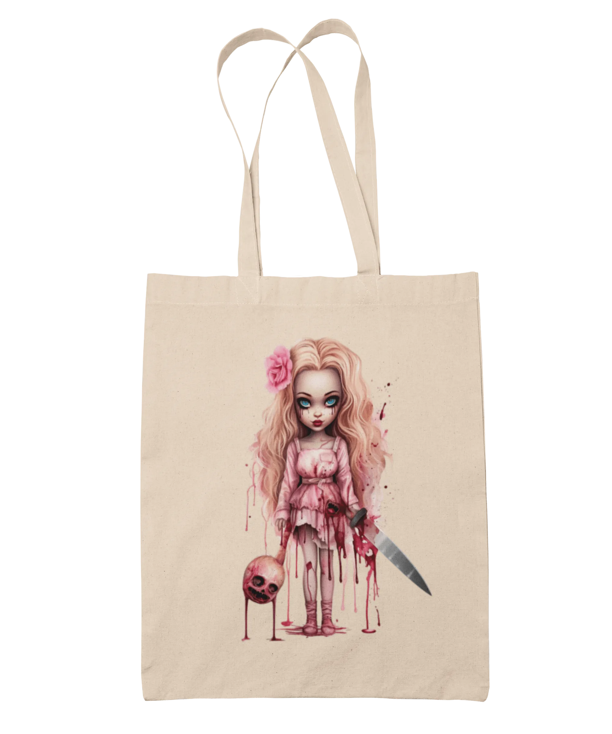 Murderous Gothic Barbie Tote Bag