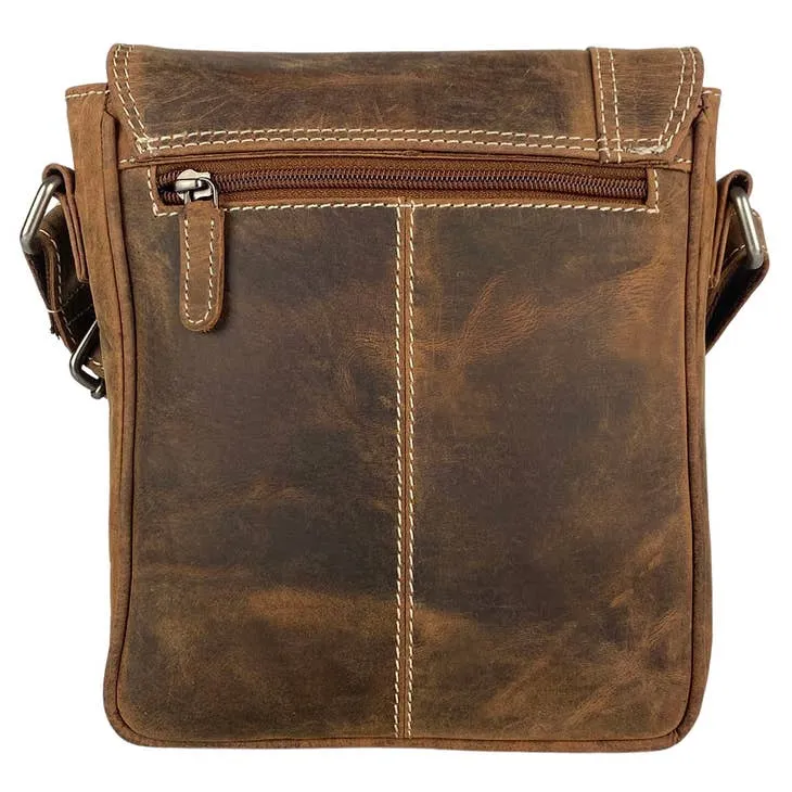 Nancy Buffalo Leather Crossbody Shoulder Bag