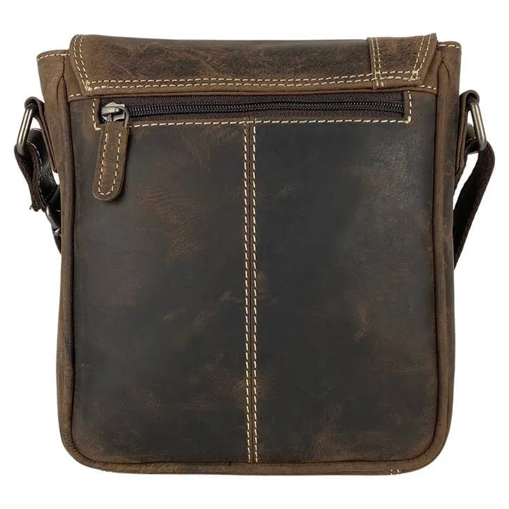 Nancy Buffalo Leather Crossbody Shoulder Bag