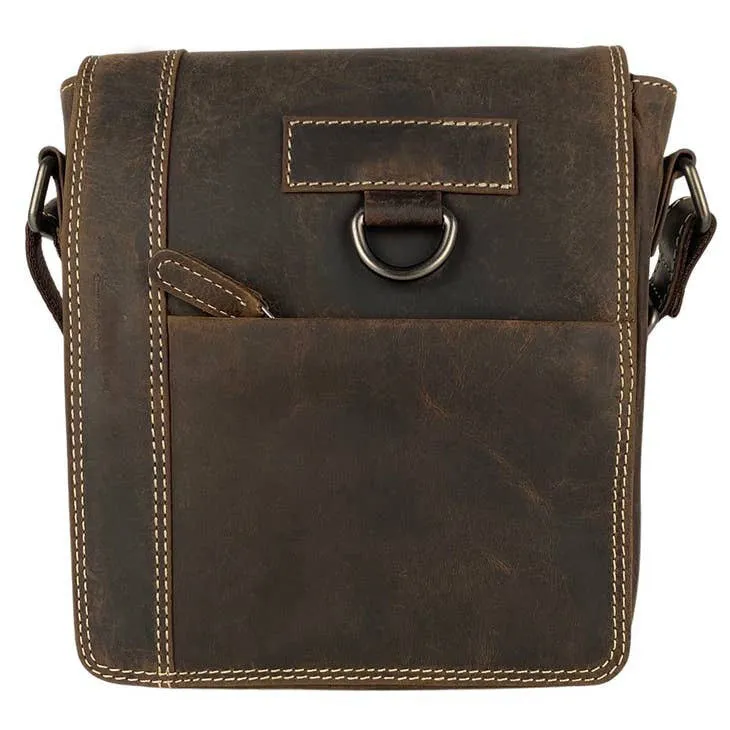 Nancy Buffalo Leather Crossbody Shoulder Bag