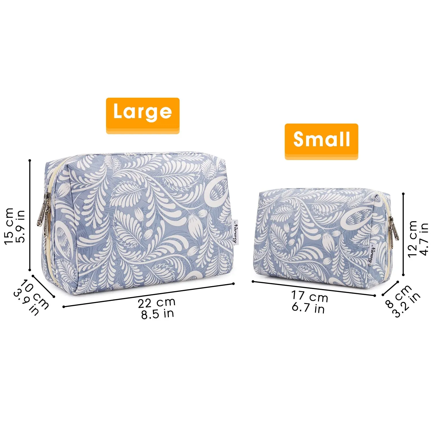 Narwey Travel Cosmetic Makeup Pouch For Women