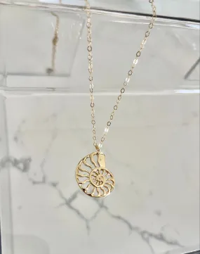 Nautilus Shell Forever Necklace