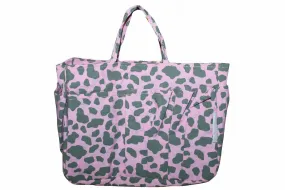 New Pink & Gray Leopard Print Small Organizer